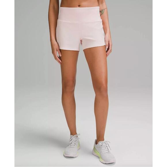 Lululemon Speed Up Short HR 4" Size 6 Strawberry Milkshake - Picture 2 of 10